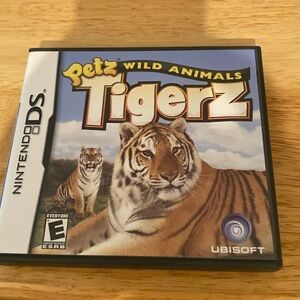Petz Wild Animals Tigerz Nintendo DS game